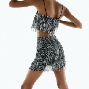 Sequin skort